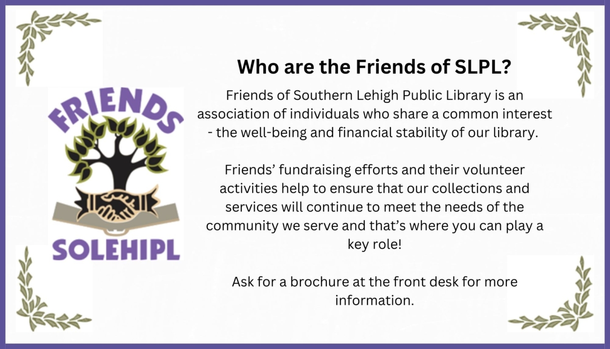 Friends of SLPL Southern Lehigh Public Library